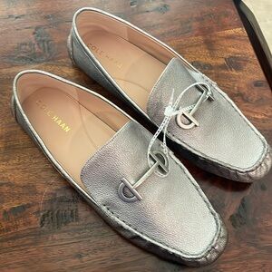 NWOT Cole Haan Tully Pewter Driving Loafer 9.5